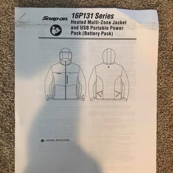 Snapon Womens Heated Small Jacket 